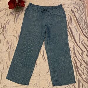 🌹J.Jill • WOMEN’s WIDE LEG DENIM PULL ON PANTS